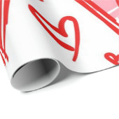 Herzmuster Geschenkpapier (Rolleneckpunkt)