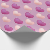 Herzmuster Geschenkpapier (Ecke)