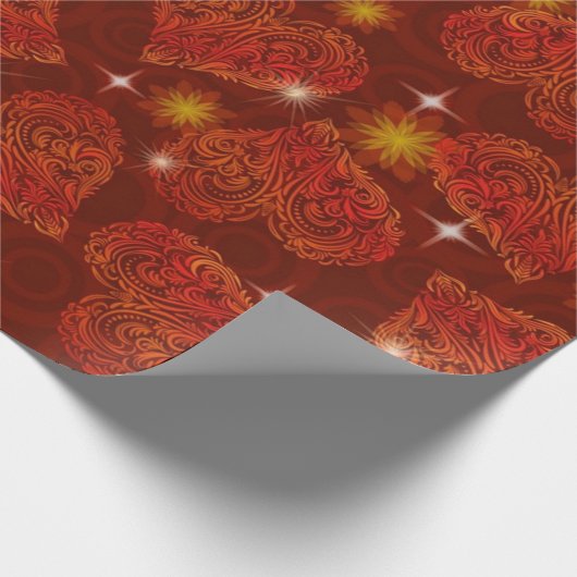 Herzmuster Geschenkpapier (Ecke)