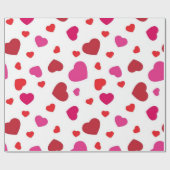 Herzmuster Geschenkpapier (Flach)