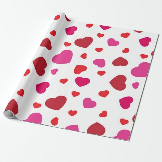 Herzmuster Geschenkpapier (Ungerollt)
