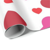 Herzmuster Geschenkpapier (Rolleneckpunkt)