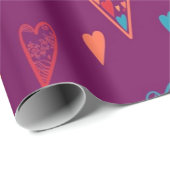 Herzmuster Geschenkpapier (Rolleneckpunkt)