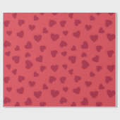 Herzmuster Geschenkpapier (Flach)