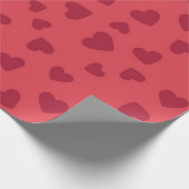 Herzmuster Geschenkpapier (Ecke)