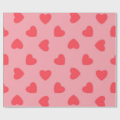 Herzmuster Geschenkpapier (Flach)
