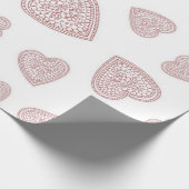 Herzmuster Geschenkpapier (Ecke)