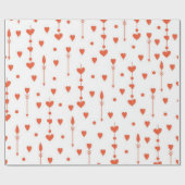 Herzmuster Geschenkpapier (Flach)