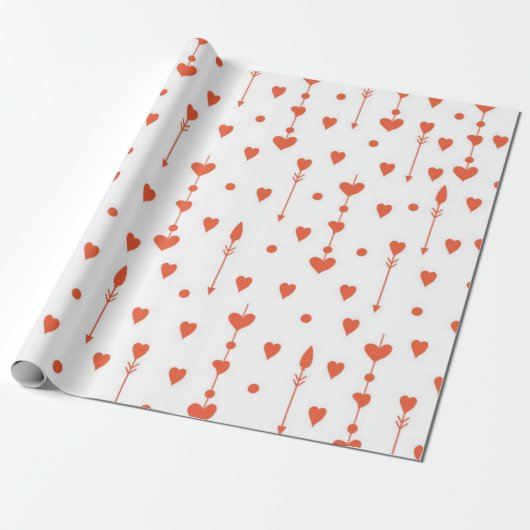 Herzmuster Geschenkpapier (Ungerollt)