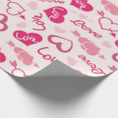 Herzmuster Geschenkpapier (Ecke)