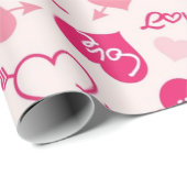 Herzmuster Geschenkpapier (Rolleneckpunkt)
