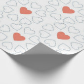 Herzmuster Geschenkpapier (Ecke)