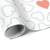 Herzmuster Geschenkpapier (Rolleneckpunkt)
