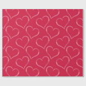 Herzmuster Geschenkpapier (Flach)