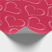 Herzmuster Geschenkpapier (Ecke)