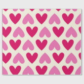 Herzmuster Geschenkpapier (Flach)