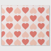 Herzmuster Geschenkpapier (Flach)