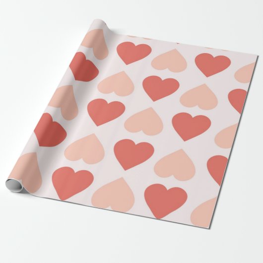 Herzmuster Geschenkpapier (Ungerollt)