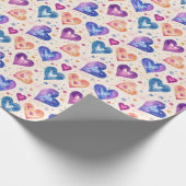Herzmuster Geschenkpapier (Ecke)