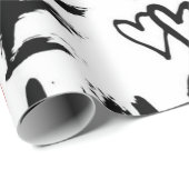 Herzmuster Geschenkpapier (Rolleneckpunkt)