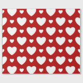 Herzmuster Geschenkpapier (Flach)