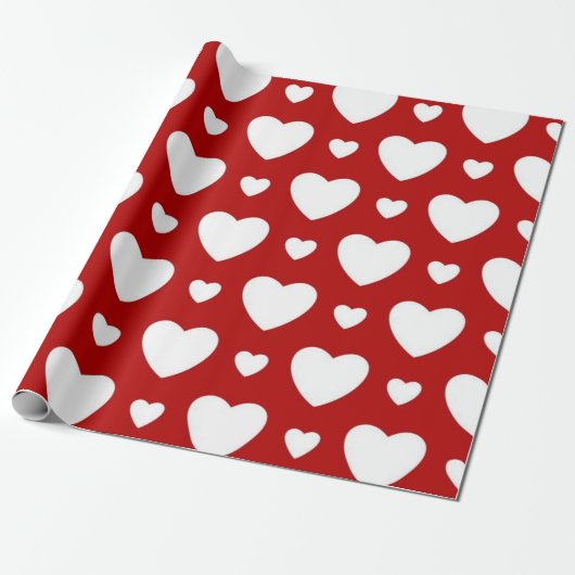 Herzmuster Geschenkpapier (Ungerollt)