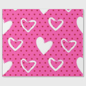 Herzmuster Geschenkpapier (Flach)
