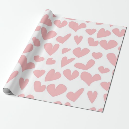 Herzmuster Geschenkpapier (Ungerollt)