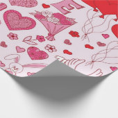 Herzmuster Geschenkpapier (Ecke)