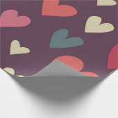 Herzmuster Geschenkpapier (Ecke)