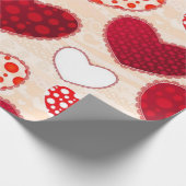 Herzmuster Geschenkpapier (Ecke)