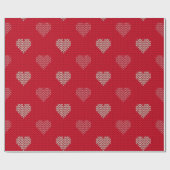 Herzmuster Geschenkpapier (Flach)