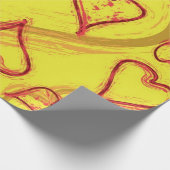 Herzmuster Geschenkpapier (Ecke)