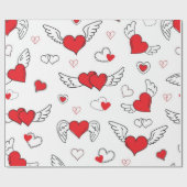 Herzmuster Geschenkpapier (Flach)