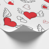 Herzmuster Geschenkpapier (Ecke)