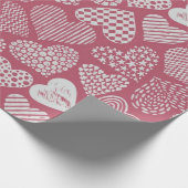 Herzmuster Geschenkpapier (Ecke)
