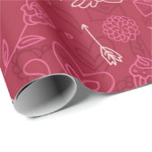 Herzmuster Geschenkpapier (Rolleneckpunkt)