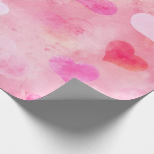 Herzmuster Geschenkpapier (Ecke)