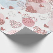 Herzmuster Geschenkpapier (Ecke)