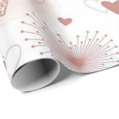 Herzmuster Geschenkpapier (Rolleneckpunkt)