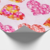 Herzmuster Geschenkpapier (Ecke)