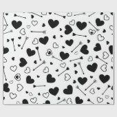 Herzmuster Geschenkpapier (Flach)