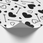 Herzmuster Geschenkpapier (Ecke)