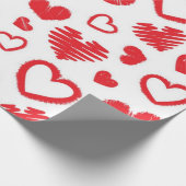 Herzmuster Geschenkpapier (Ecke)