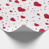 Herzmuster Geschenkpapier (Ecke)