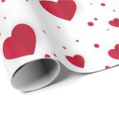 Herzmuster Geschenkpapier (Rolleneckpunkt)