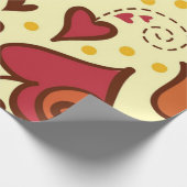 Herzmuster Geschenkpapier (Ecke)