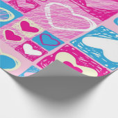 Herzmuster Geschenkpapier (Ecke)