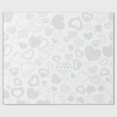 Herzmuster Geschenkpapier (Flach)