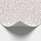 Herzmuster Geschenkpapier (Ecke)